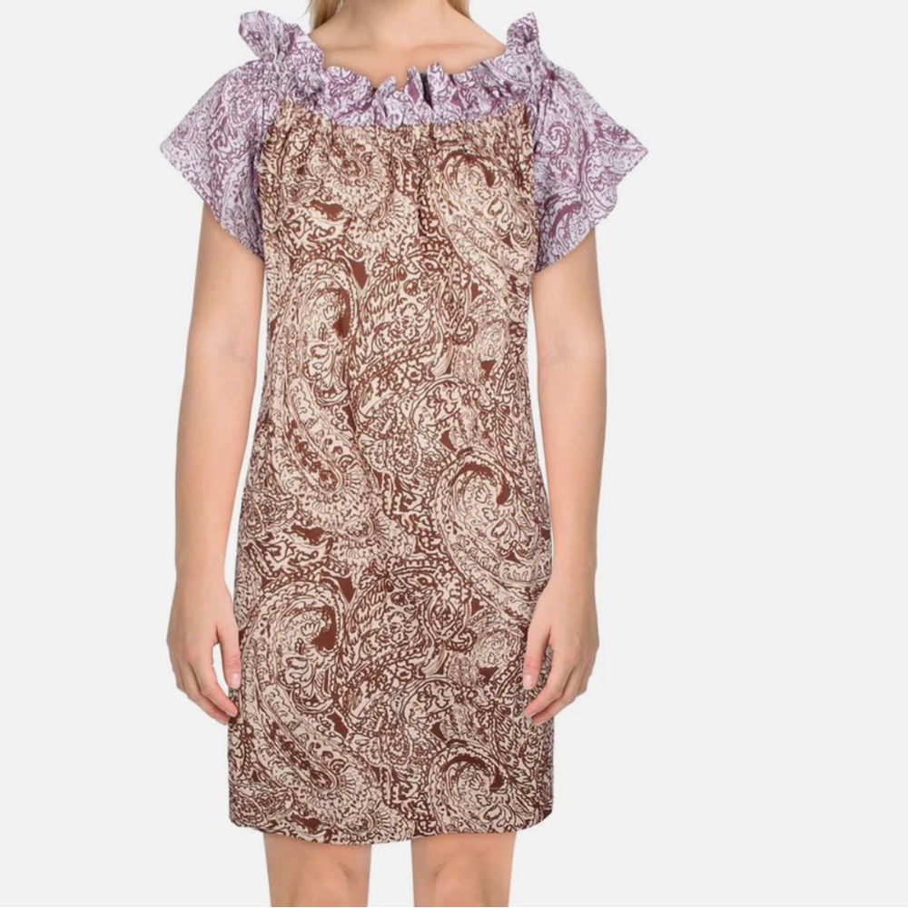 Womens Printed Mini Shift Dress , new with tags FPBOX2